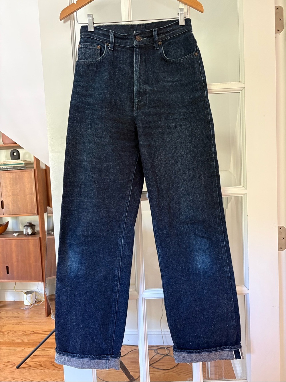 IMOGENE + WILLIE Catherine high rise dark indigo jeans denim 100% cotton 26 27